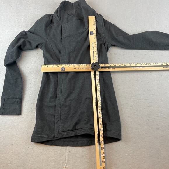 Lululemon Coast Easy Wrap Womens Sz 2-4 Jacket Heather Gray - Picture 8 of 10